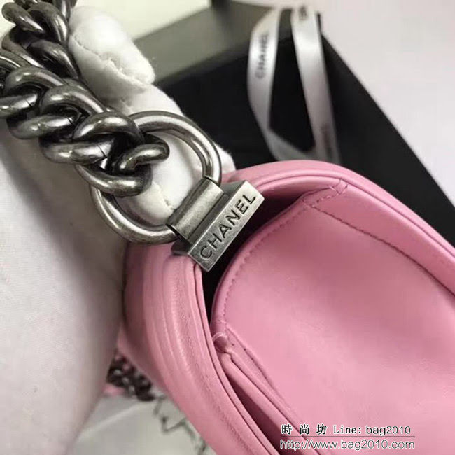香奈兒CHANEL A67086菱格原版羊皮單肩斜挎鏈條包 DSC2081